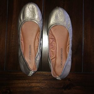 Platinum lucky brand ballet flats
